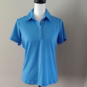 Ashworth Women's Blue Golf Shirt